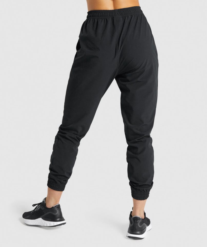 Women's Gymshark Training Woven Jogger Black | CA A7538D